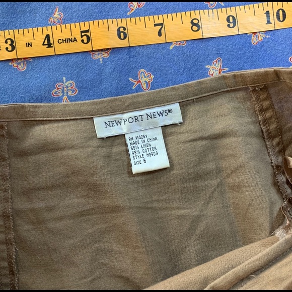 Newport News linen blend skirt - Picture 5 of 7